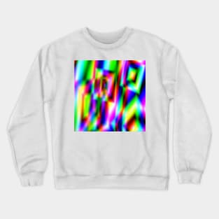 red blue green abstract texture background pattern Crewneck Sweatshirt